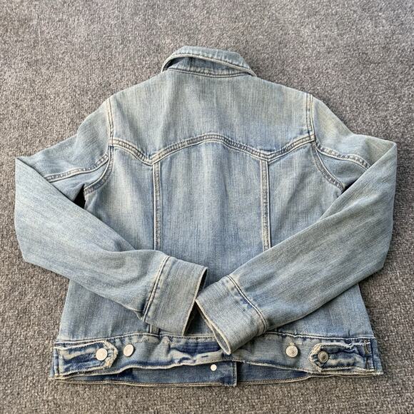 GAP Jean Jacket Women’s Small Blue Denim Light Wash Y2K Vintage - Picture 3 of 11